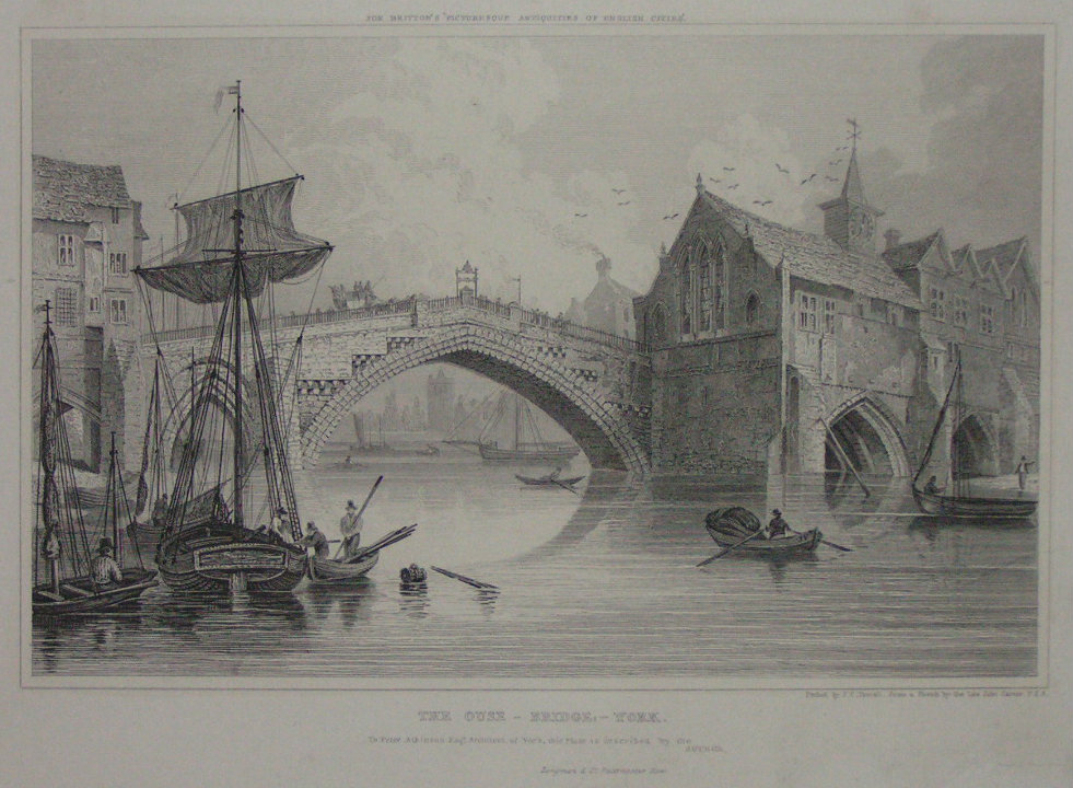 Print - The Ouse - Bridge - York - Varrall